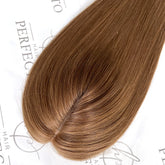 Best women's human hair toppers 4"x6" Brown Hair Topper